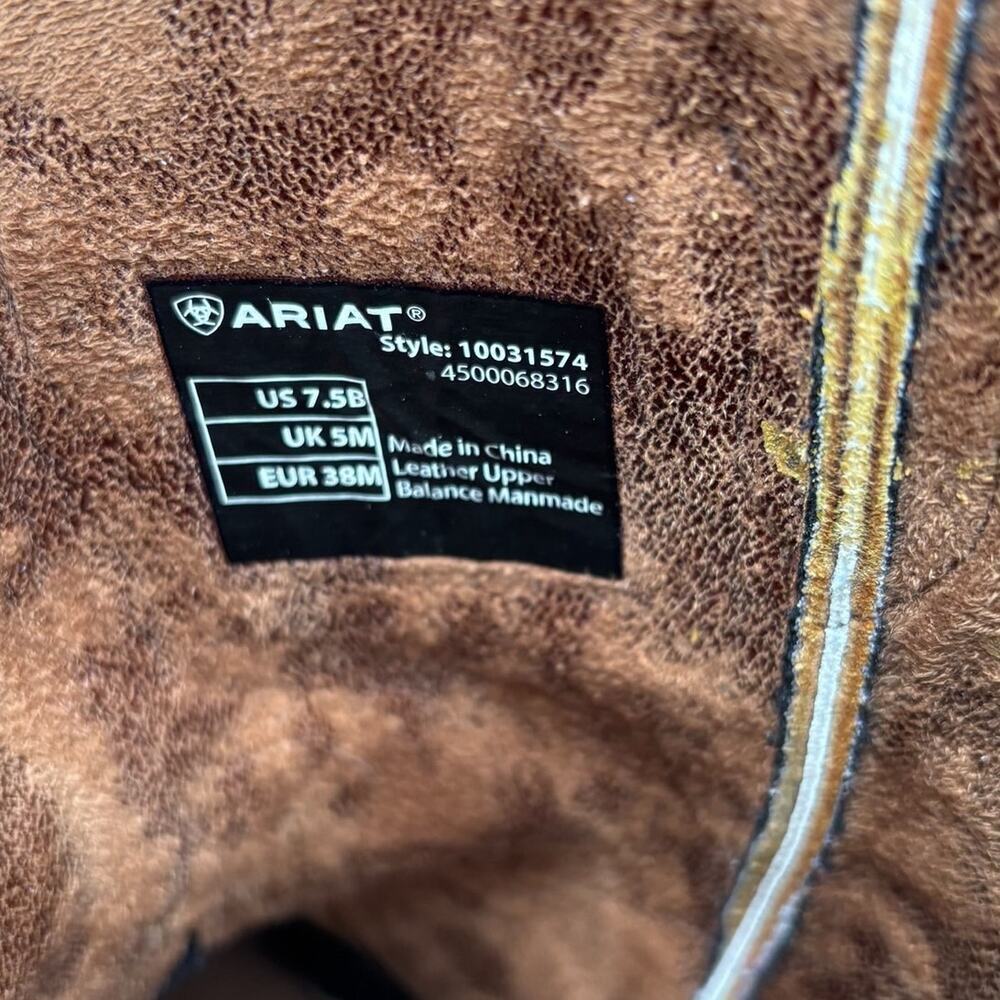 Ariat Round Up Bella Western Bootie Women’s Size 7.5B - Picture 8 of 10